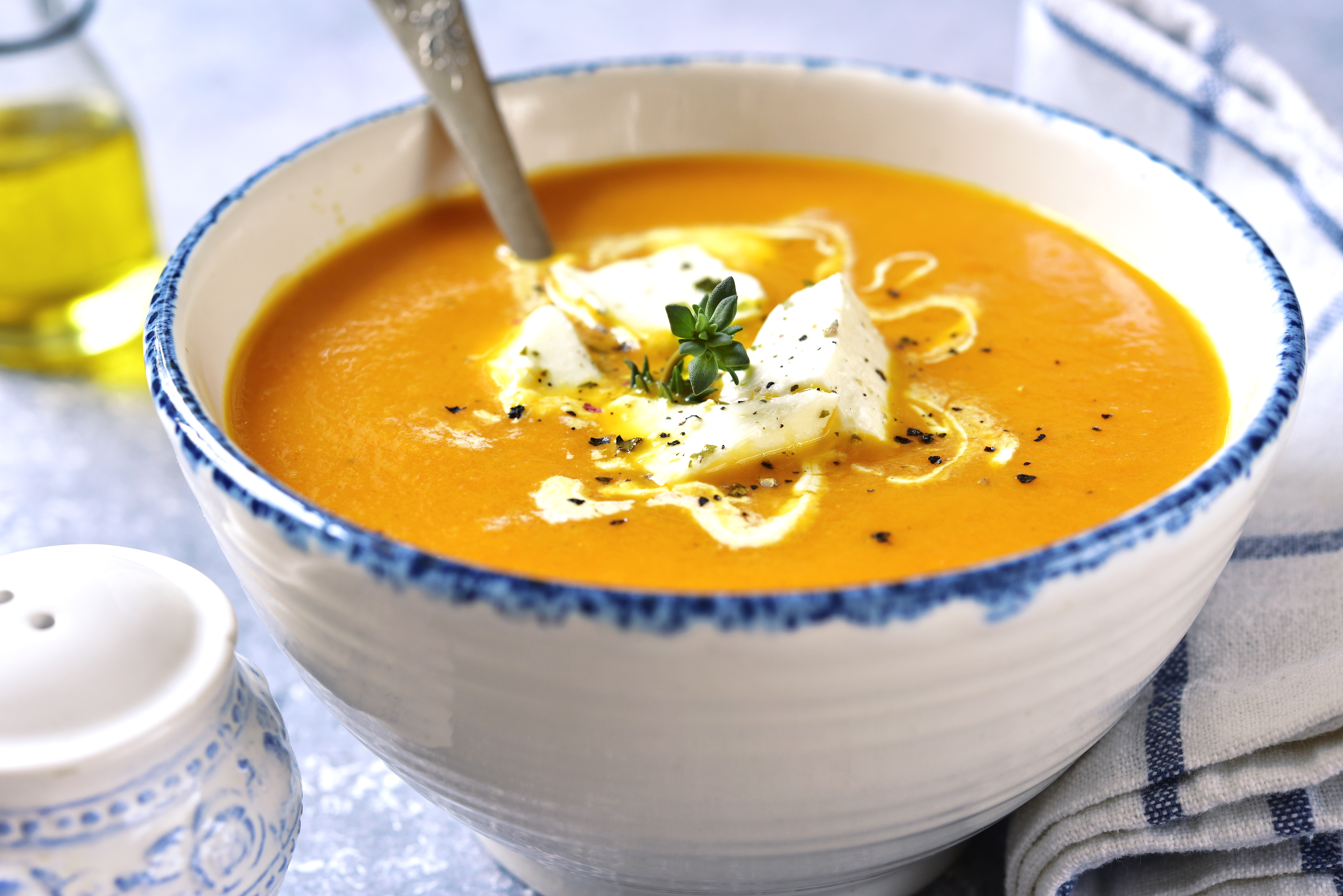 Cremige Kürbissuppe