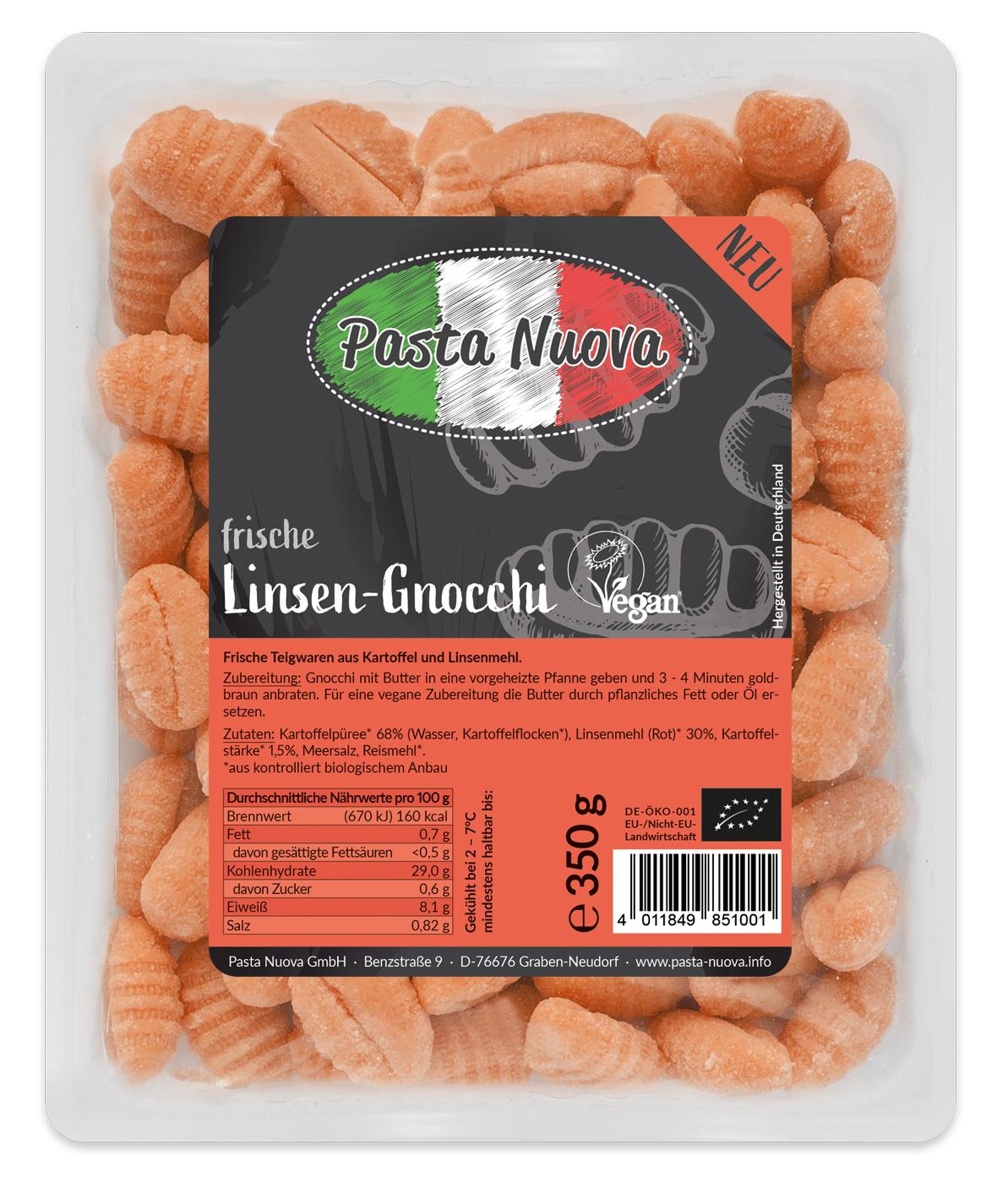 Linsen-Gnocchi Pasta Nuova