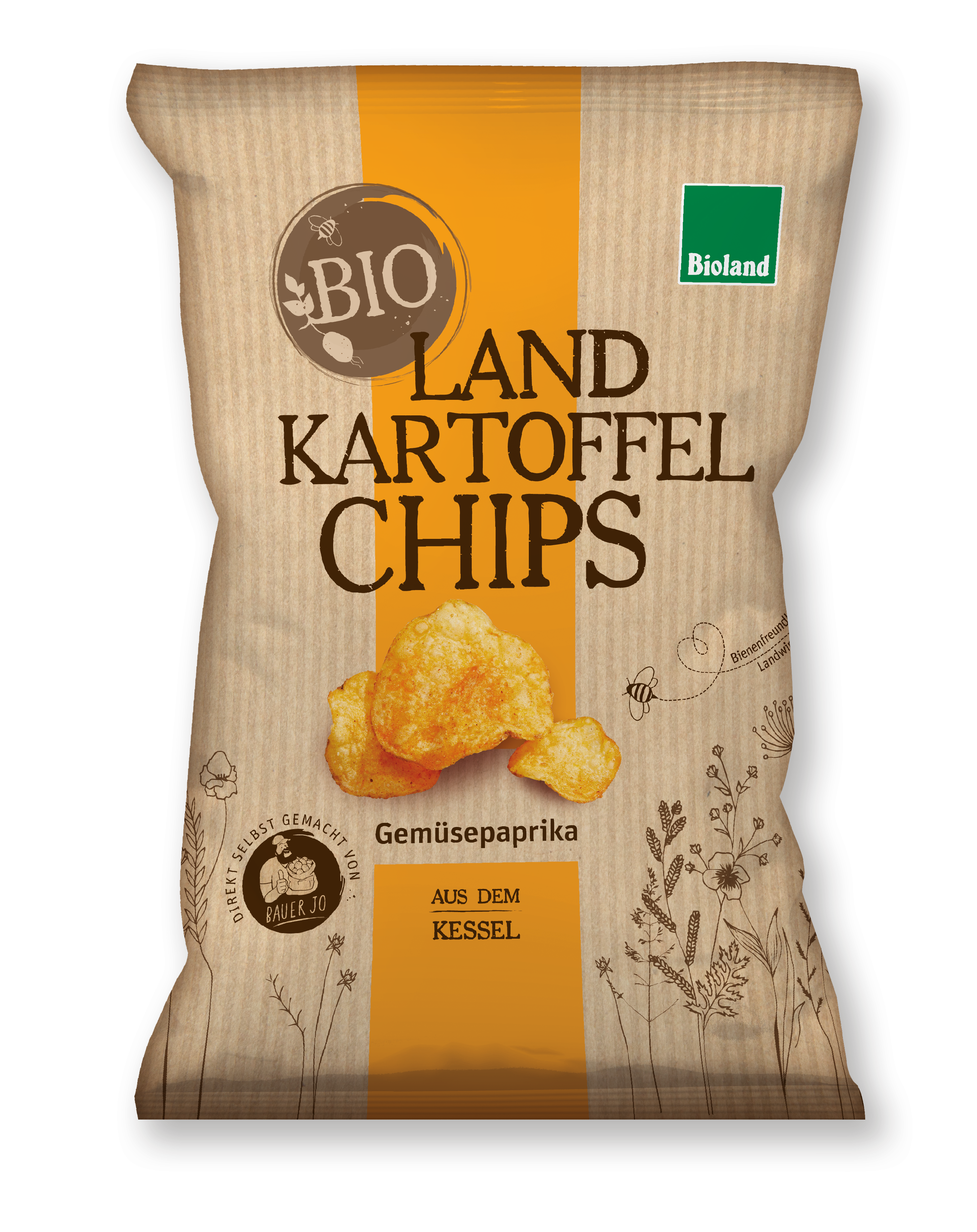 Land Kartoffelchips Gemüsepaprika