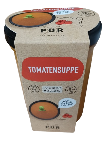 Frische Tomatensuppe nach italienischer Art